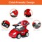 Best Choice Products 3-in-1 Kids Push and Pedal Toddler Ride On Wagon Play Toy Stroller w/ Sounds, Handle, Horn